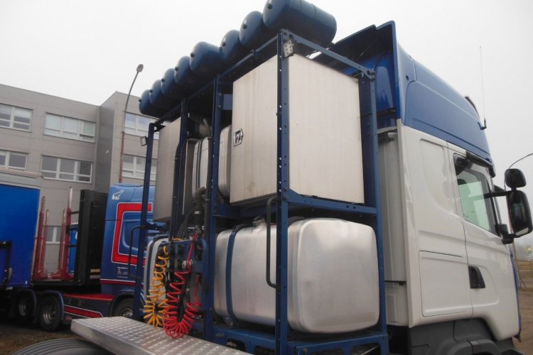 SCANIA 16 R 580, V8, 8X4, 164.000 KG, TO