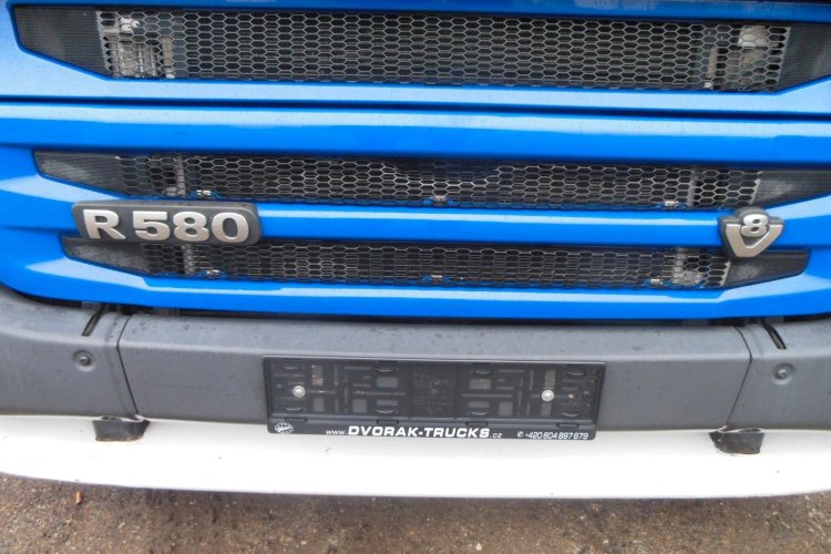 SCANIA 16 R 580, V8, 8X4, 164.000 KG, TO