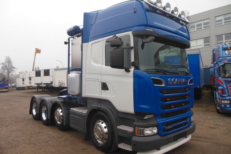 SCANIA 16 R 580, V8, 8X4, 164.000 KG, TO