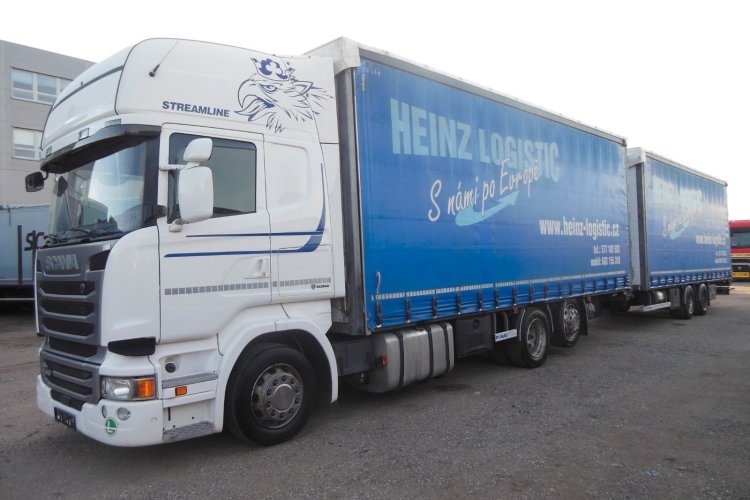 SCANIA R410, Retarder, Souprava 120m3