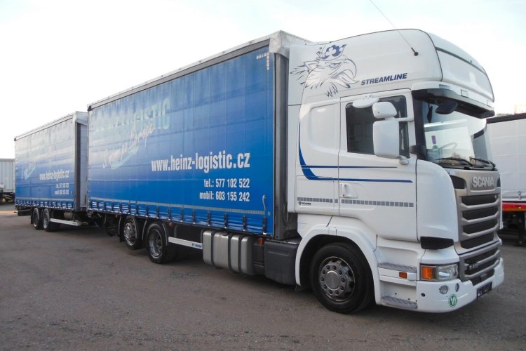 SCANIA R410, Retarder, Souprava 120m3