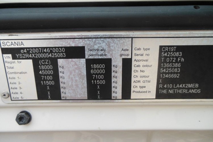 SCANIA R410, LowDeck, Retarder