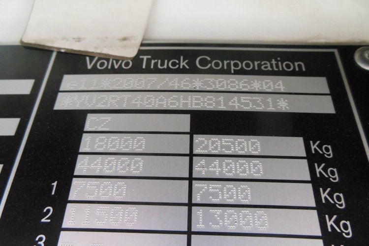 VOLVO FH 13/500, Globe XL, Hydraulika