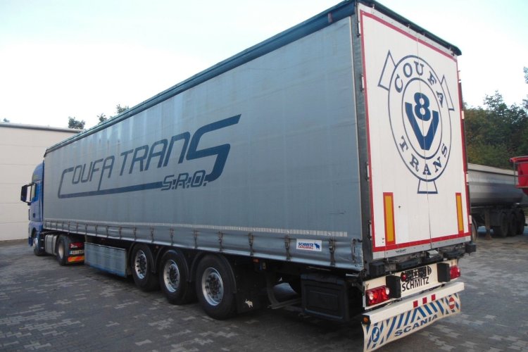 Schmitz SCB, Paletový koš, Zvedačka návěs pro nákladní