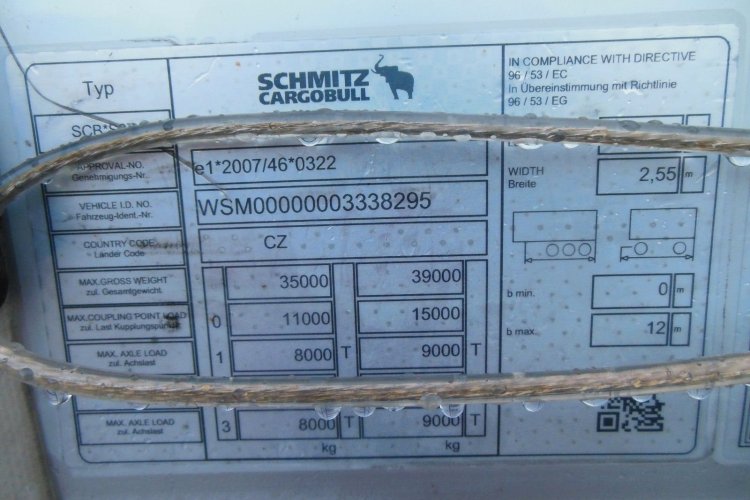 Schmitz SCB, Paletový koš, Zvedačka návěs pro nákladní