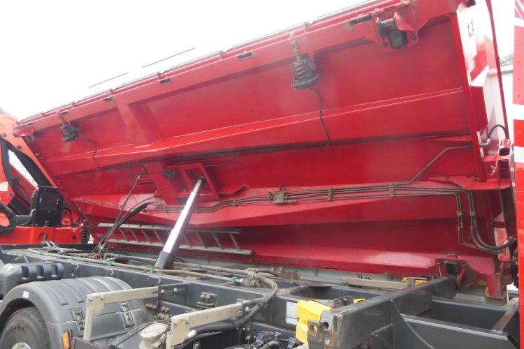 SCANIA R580, 8x4, Sklápěč S2, Palfinger PK19