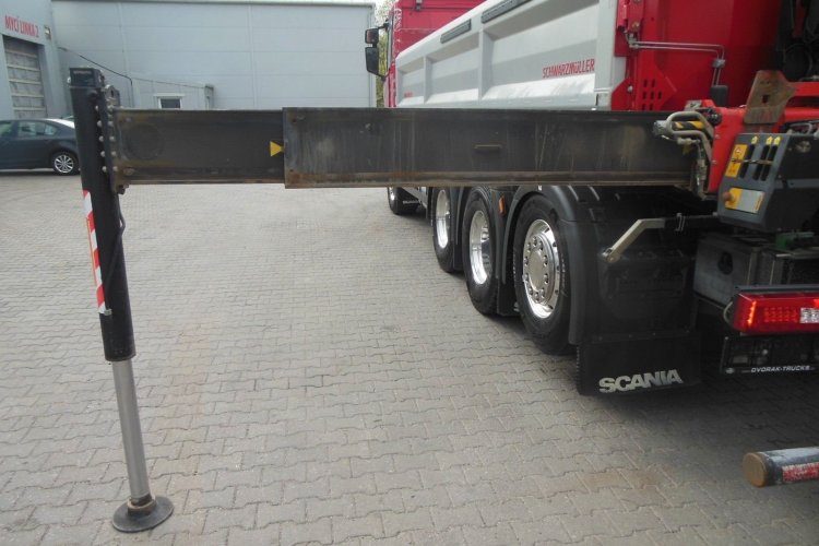 SCANIA R580, 8x4, Sklápěč S2, Palfinger PK19