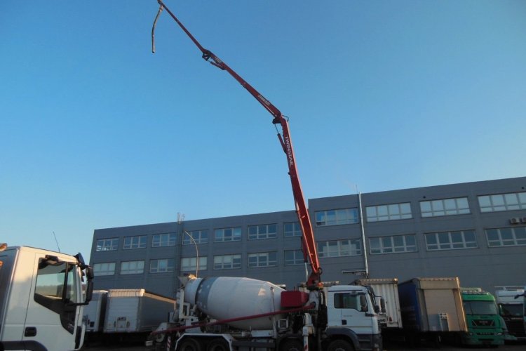 MAN TGA 35.410, 8X4, MIX + PUMPA 24M