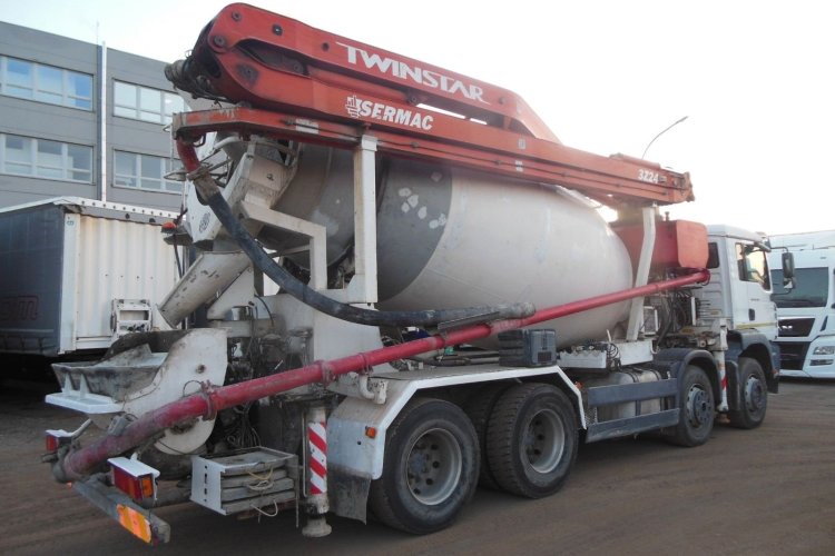 MAN TGA 35.410, 8X4, MIX + PUMPA 24M