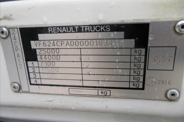 Renault Premium 450.25, DXI, 6x2, BDF, Manuál