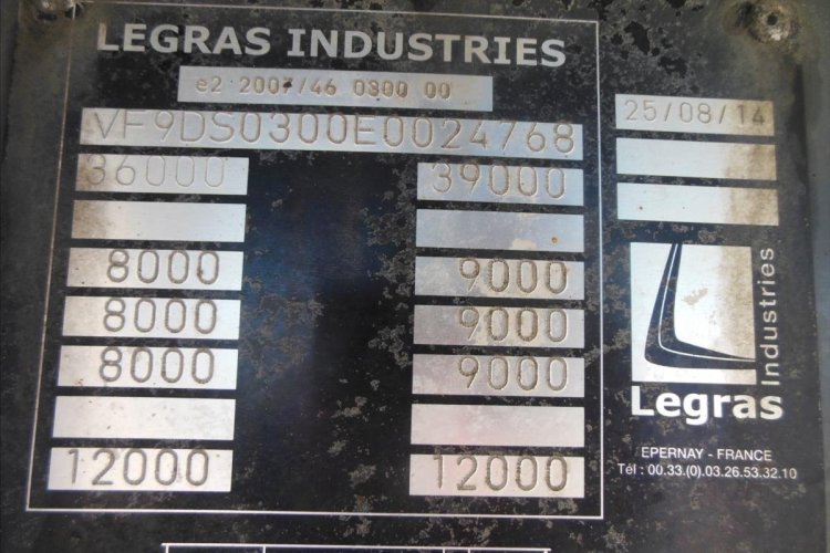 Legras SBS 2220, 95M3, SAF