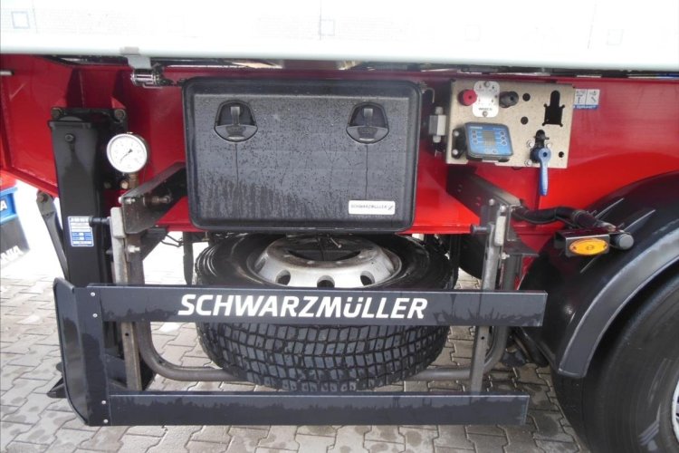 Schwarzmüller KIS 3/E, SAF, 49m3, Nápravy 9t