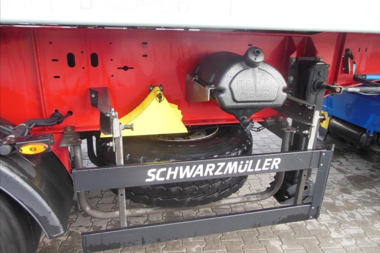 Schwarzmüller KIS 3/E, SAF, 49m3, Nápravy 9t