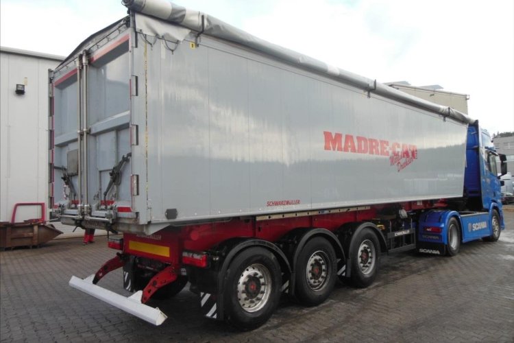 Schwarzmüller KIS 3/E, SAF, 49m3, Nápravy 9t