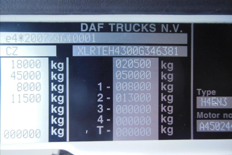 DAF XF 106.480 SSC, LIMITED EDITION