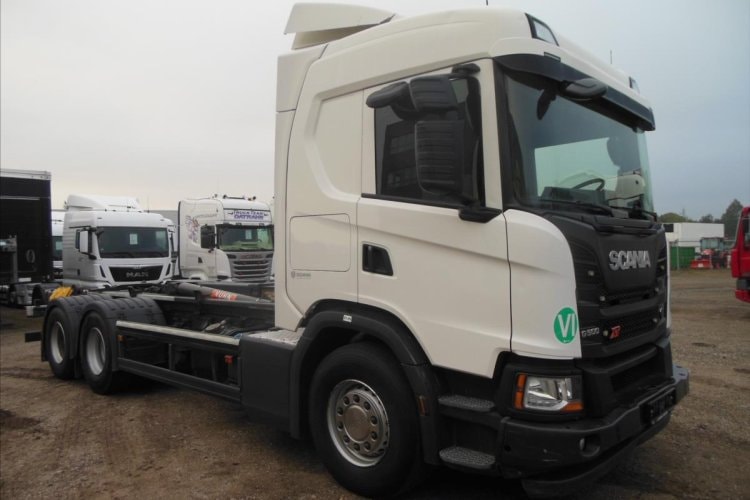SCANIA G500,6X4,Hákový nosič kontejnerů