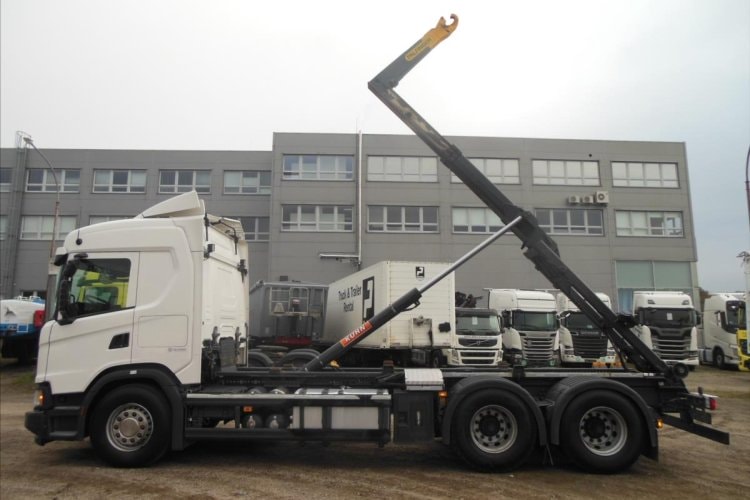 SCANIA G500,6X4,Hákový nosič kontejnerů