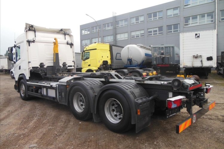 SCANIA G500,6X4,Hákový nosič kontejnerů