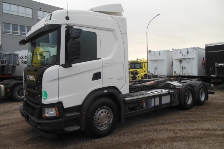 SCANIA G500,6X4,Hákový nosič kontejnerů