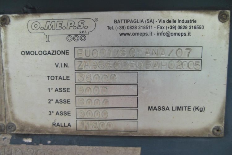 O.ME.P.S. CR 60 ADR, 60.000 L, BPW návěs pro nákladní