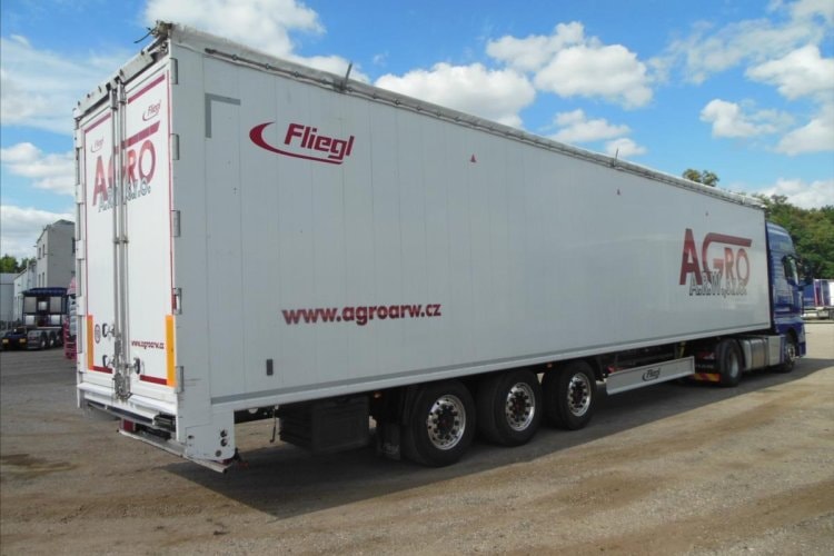 FLIEGL SDS 390, 95m3, SAF, 2 KUSY SKLADEM návěs pro nákladní