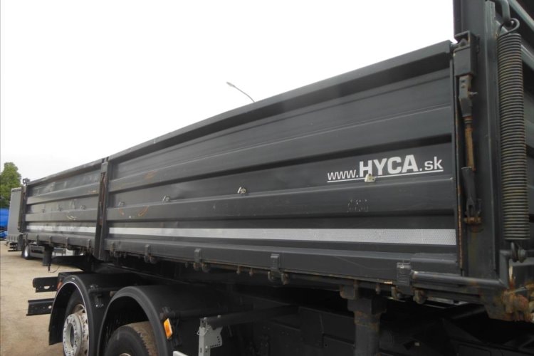 Volvo FM 410, 6x2, sklápěč S3, Hiab 211