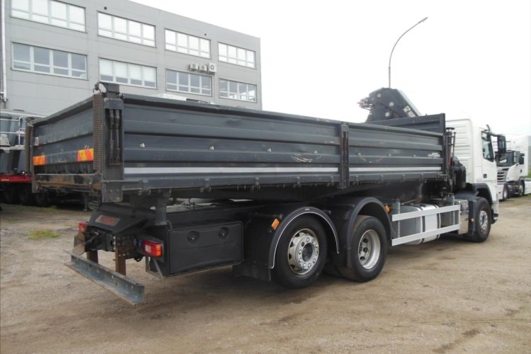 Volvo FM 410, 6x2, sklápěč S3, Hiab 211