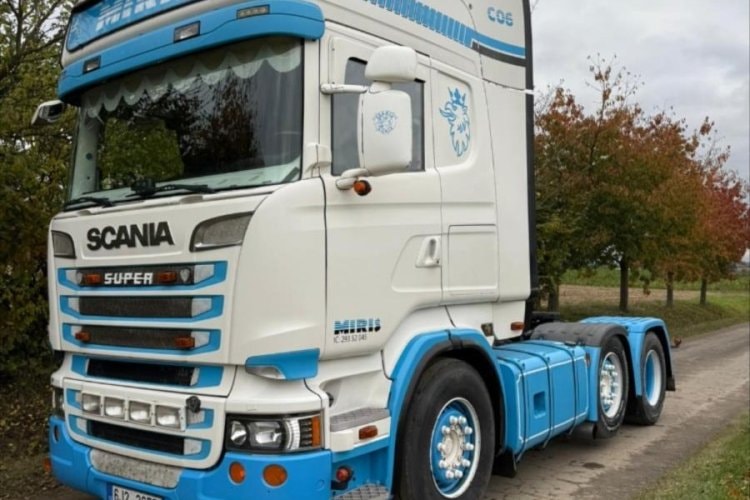 Scania R500, V8, 6x2, Retarder, Nezávislá klima