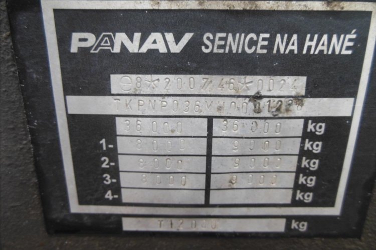 Panav NP0 36, Zámky pro kontejnery