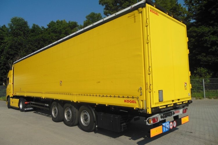 Kögel SN24, ADR, Bočnice, Přizvedávání stropu