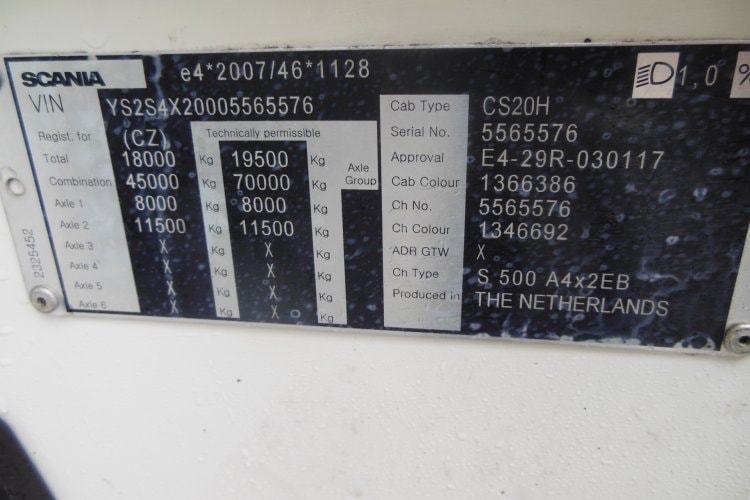 Scania S500 LowDeck, Nezávislá klima, Retarder