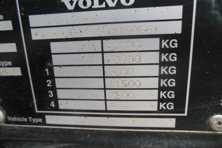 VOLVO FMX 410, 6x2, Euro 5