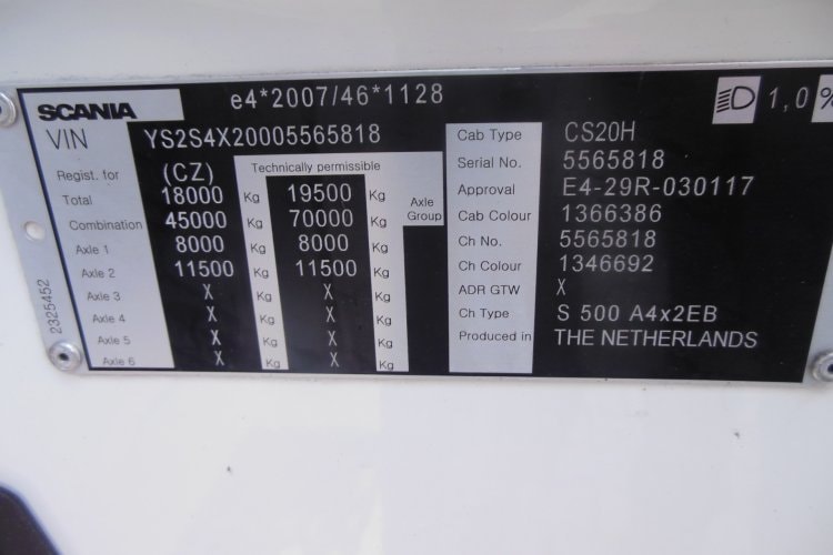 Scania S500 LowDeck, независимый климат, ретардер