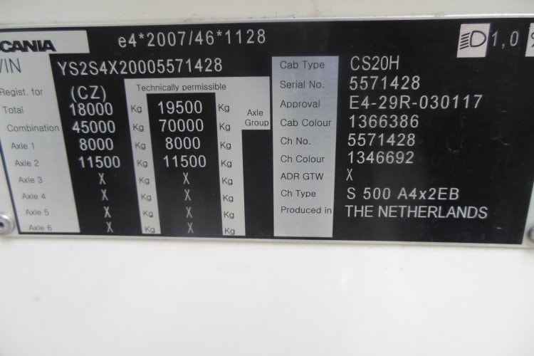 Scania S500 LowDeck, Nezávislá klima, Retarder