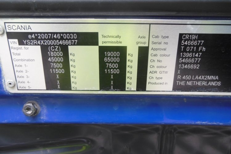 Scania R450, Hydraulika, Retarder, Bez EGR