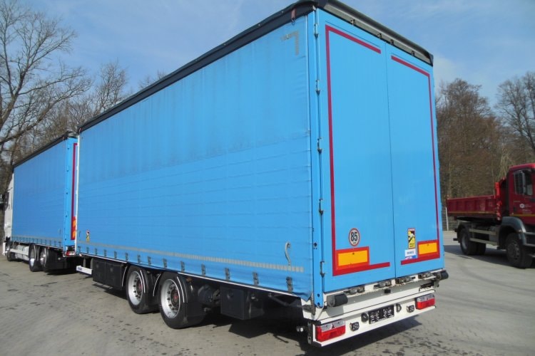 Renault T520, 6x2, Průjezdná velkoobjemová souprava 120m3, TOP STAV!!