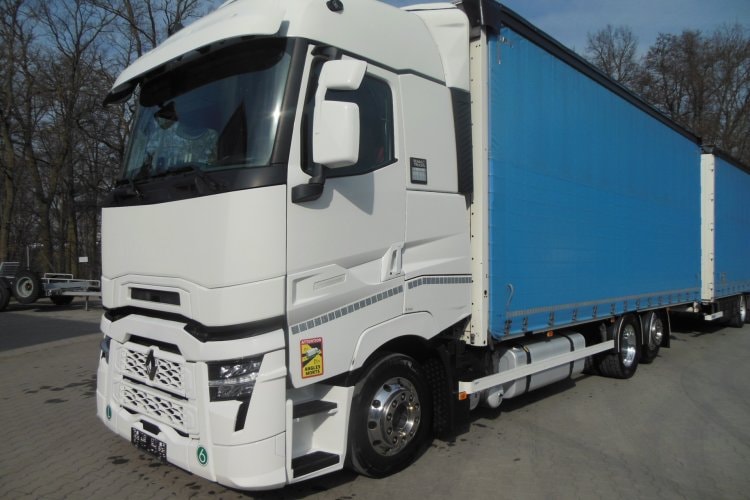 Renault T520, 6x2, Průjezdná velkoobjemová souprava 120m3, TOP STAV!!