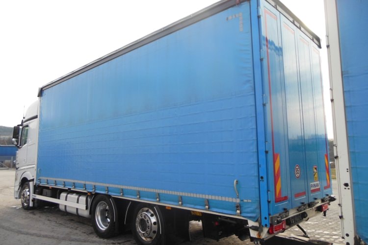 Mercedes Benz Actros 2553, 6x2, Průjezdná souprava 120m3, TOP STAV!!