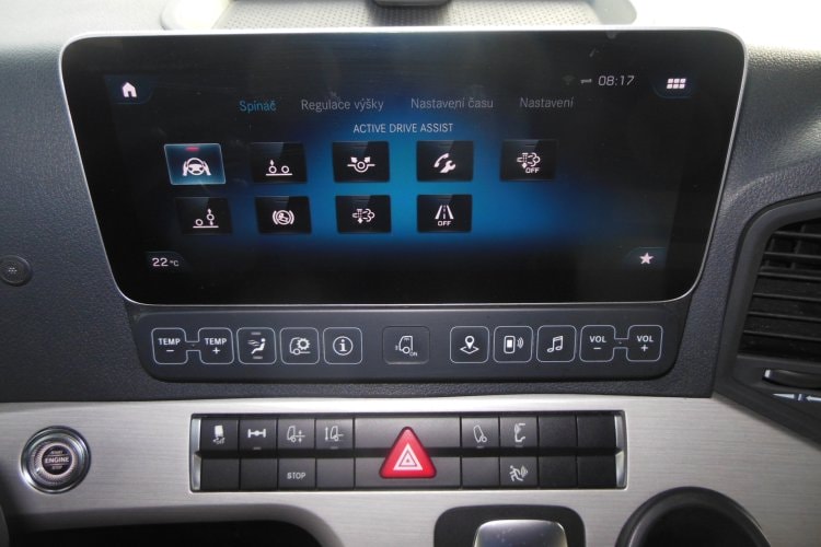 Mercedes Benz Actros 2553, 6x2, Průjezdná souprava 120m3, TOP STAV!!