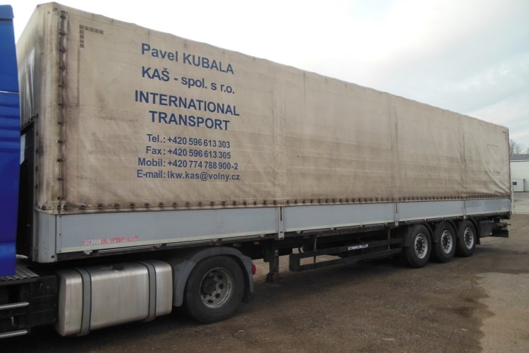 Schwarzmüller SPA 3/E, SAF, Bočnice, Shrnovačka, Zvedací náprava