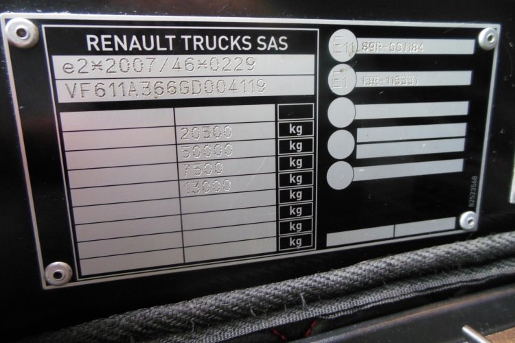 Renault T440, Standart, Alu Disky