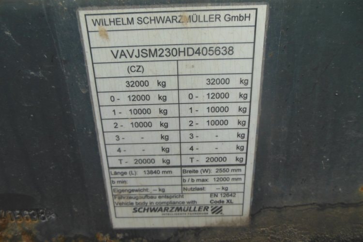 Schwarzmüller SM, LowDeck, 2 Nápravy