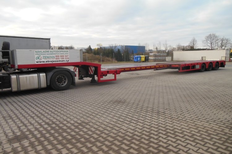 Kässbohrer LB3, Roztahovací o 6m, Zvedací + Natáčecí náprava