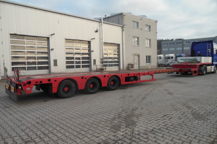 Kässbohrer LB3, Roztahovací o 6m, Zvedací + Natáčecí náprava