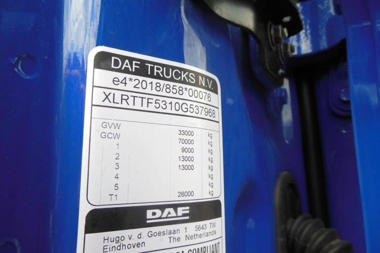 DAF XF530 FTT, 6x4, Retarder, Souprava 70 Tun, Pouze 8210 km!!!, Záruka 5 let!!! TOP!!!