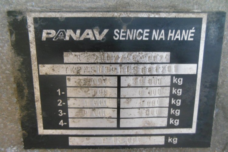 Panav NS139H, BPW, 50m3, Kombi vrata