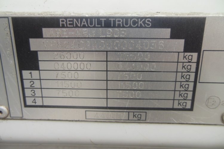Renault Premium R 460.26 DXi, BDF, 6x2, Euro 5-EEV