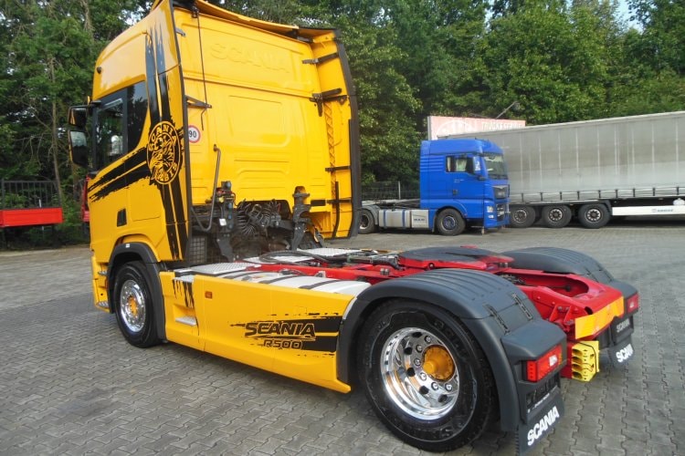 Scania R500, Retarder, Hydraulika, Komplet vzduch, ALU disky
