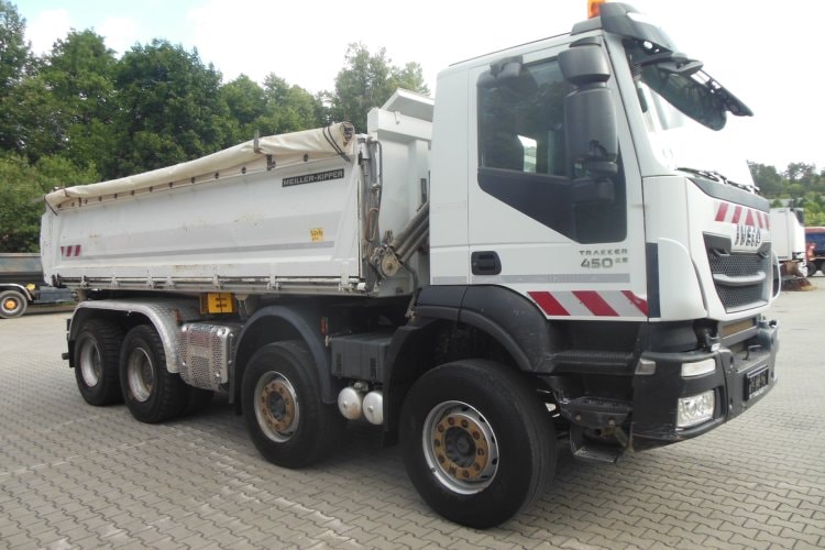 Iveco Trakker AD340T45, 8x4, Retarder, Závěs, Meiller S3, Bordmatic
