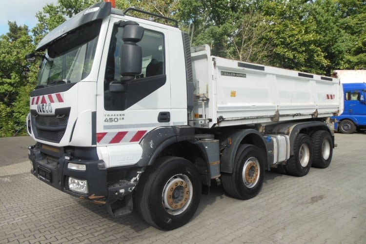 Iveco Trakker AD340T45, 8x4, Retarder, Závěs, Meiller S3, Bordmatic